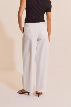 Pantalon barrel avec coton