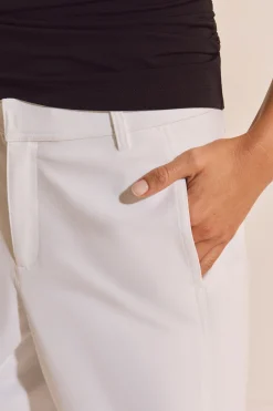 Pantalon barrel avec coton