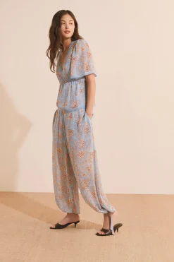 Pantalon bouffant à motifs