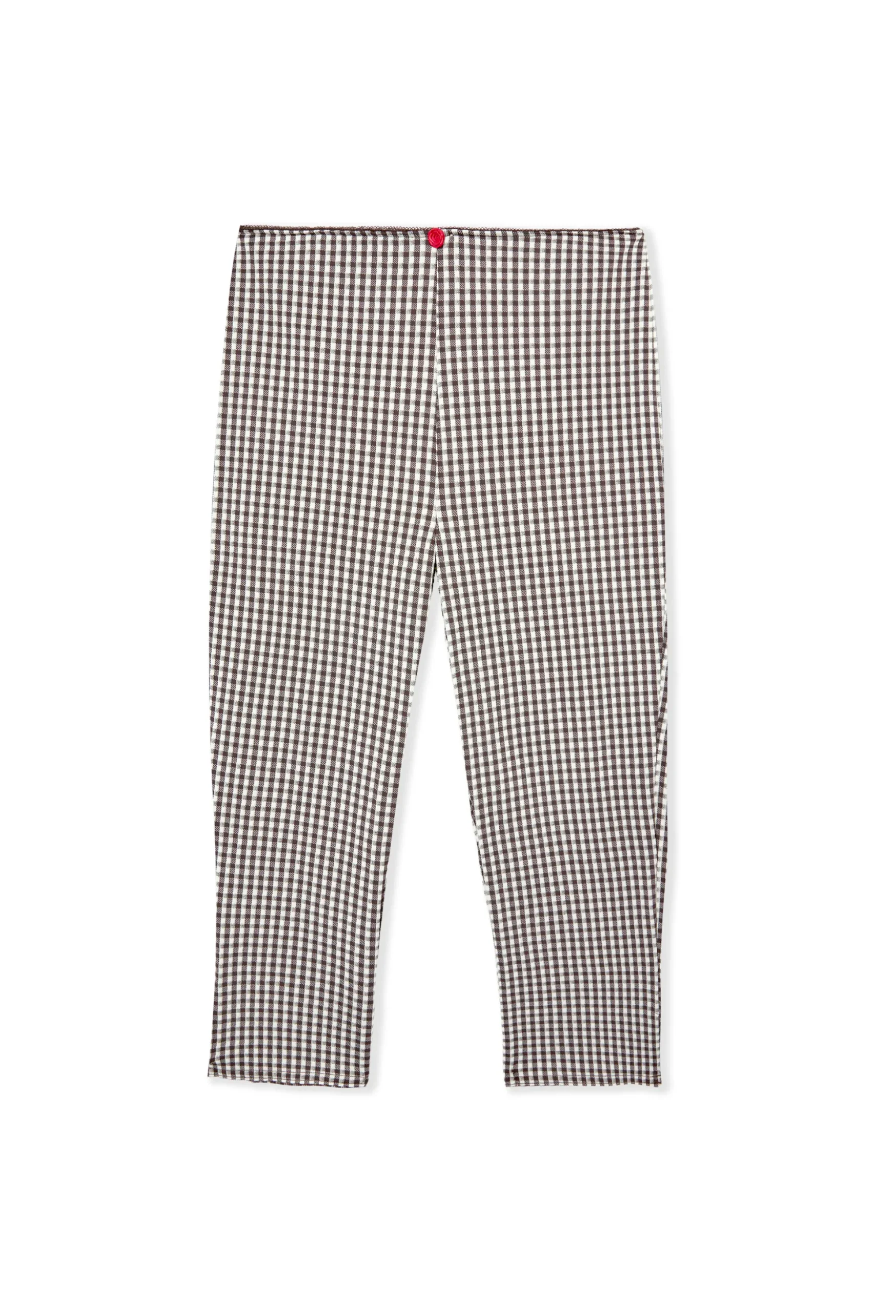 Pantalon capri vichy