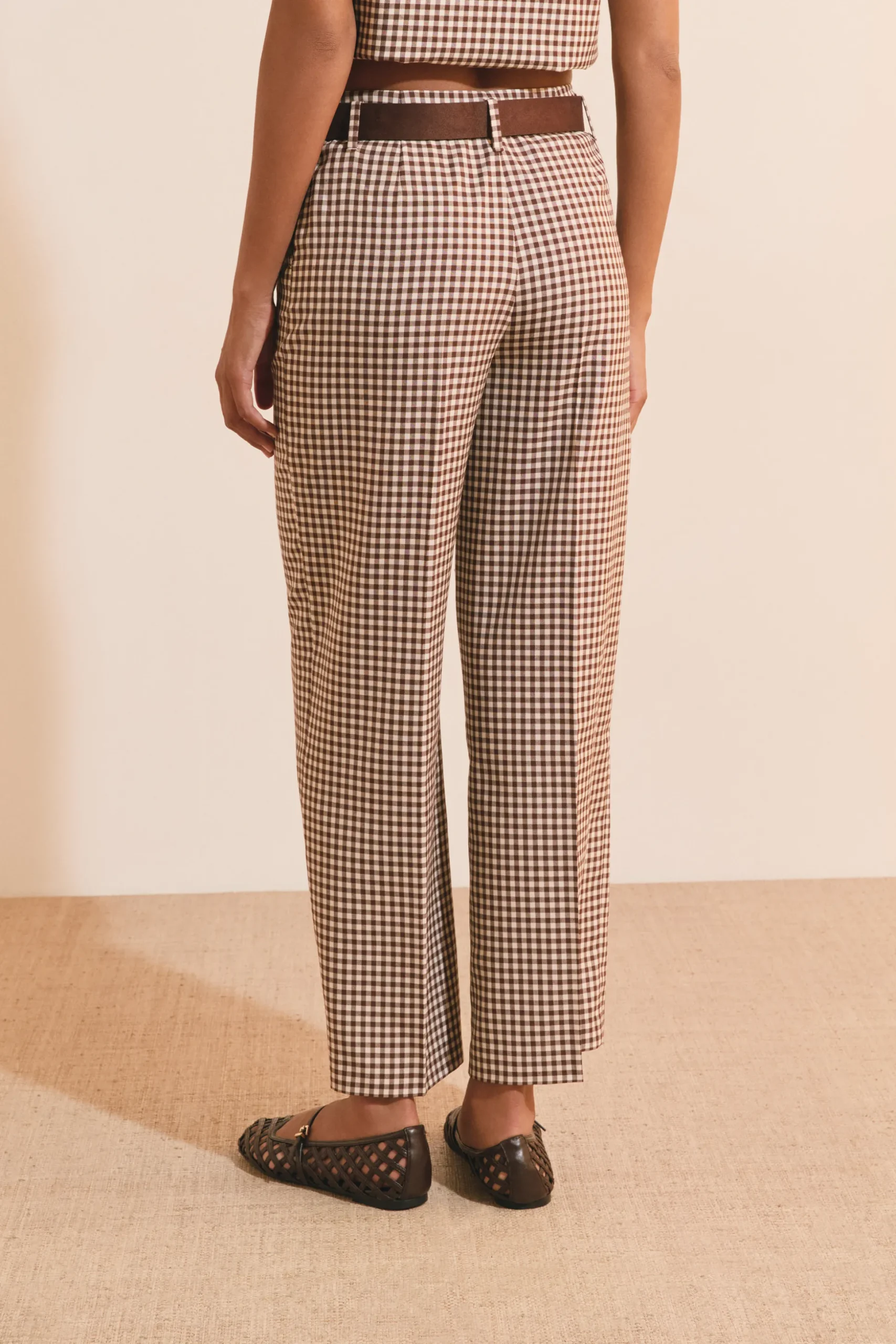 Pantalon à carreaux