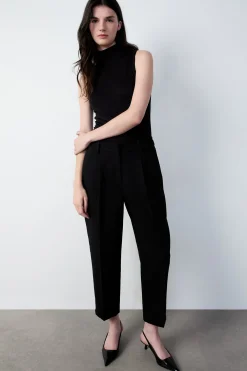 Pantalon coupe carotte