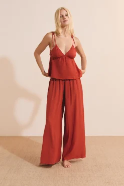 Pantalon de pyjama avec cordon