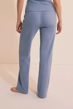 Pantalon de pyjama avec coton côtelé