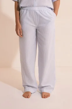 Pantalon de pyjama avec coton gaufré