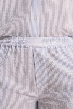 Pantalon de pyjama avec coton gaufré