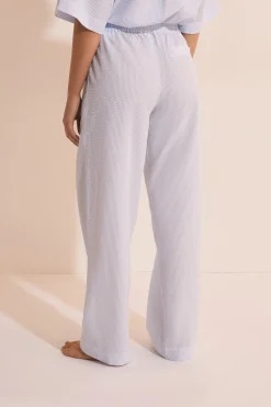 Pantalon de pyjama avec coton gaufré