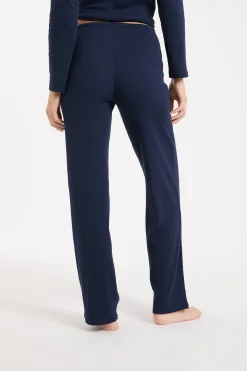 Pantalon de pyjama avec coton côtelé