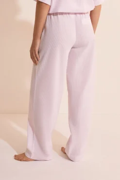 Pantalon de pyjama avec coton gaufré
