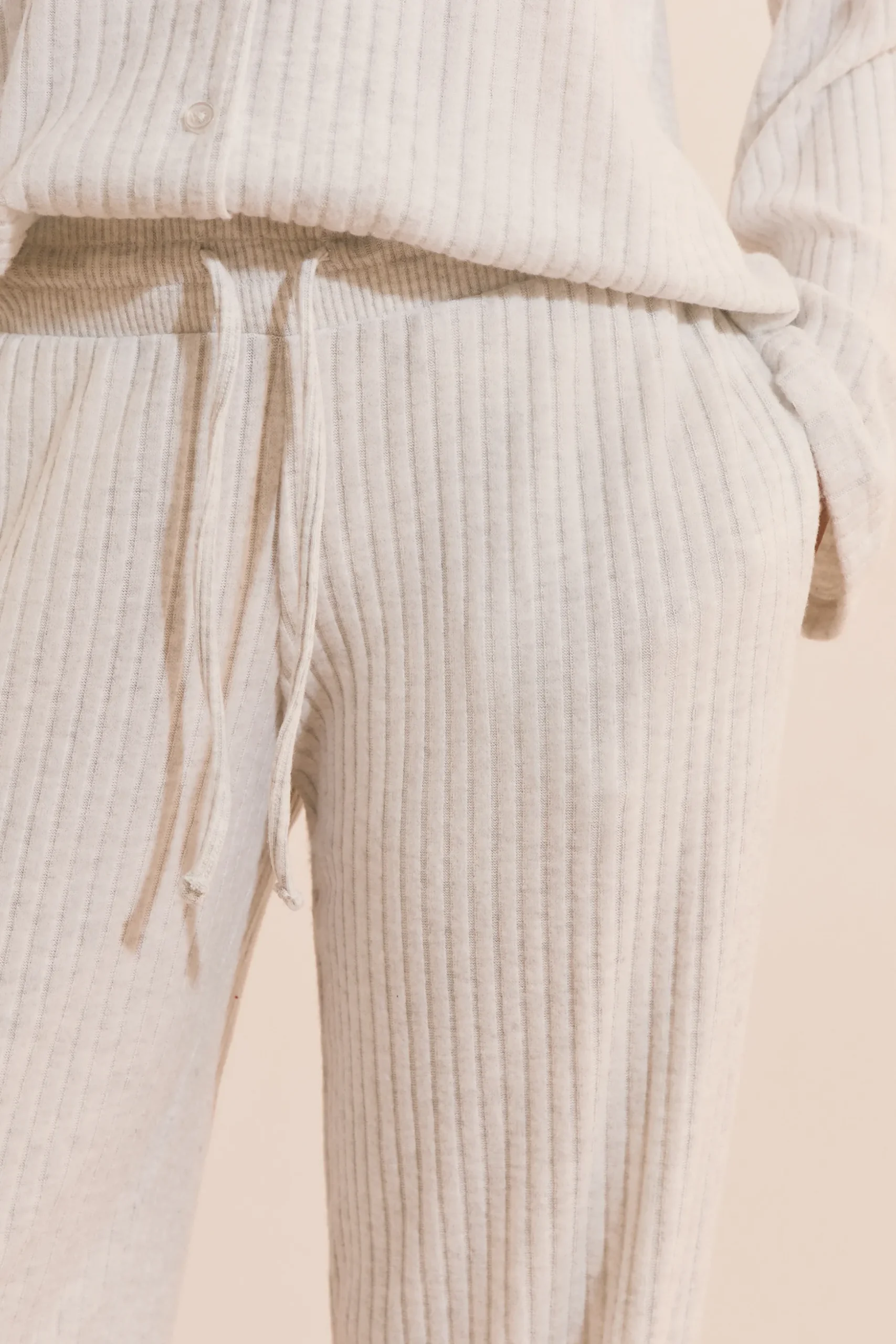 Pantalon de pyjama côtelé