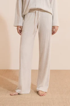 Pantalon de pyjama côtelé