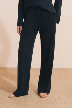 Pantalon de pyjama côtelé