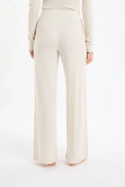 Pantalon de pyjama côtelé