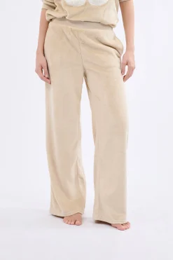 Pantalon de pyjama effet velours