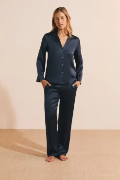 Pantalon de pyjama en soie