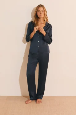Pantalon de pyjama en soie