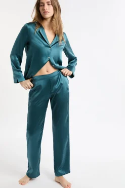 Pantalon de pyjama en soie