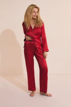 Pantalon de pyjama en soie