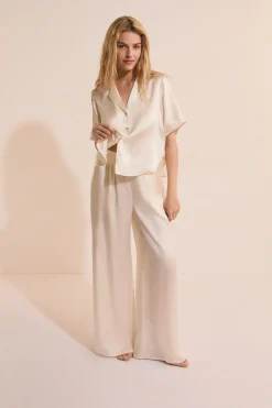 Pantalon de pyjama en soie