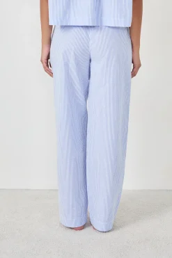 Pantalon de pyjama à fines rayures