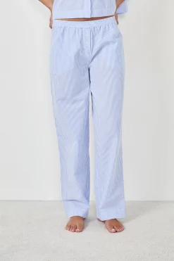 Pantalon de pyjama à fines rayures
