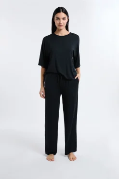 Pantalon de pyjama large en modal