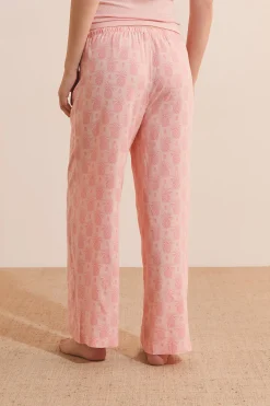 Pantalon de pyjama 7/8 à motifs