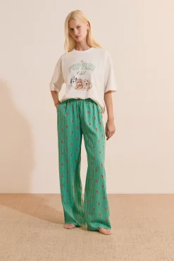 Pantalon de pyjama à motifs chiens