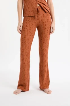 Pantalon de pyjama à motifs coeurs