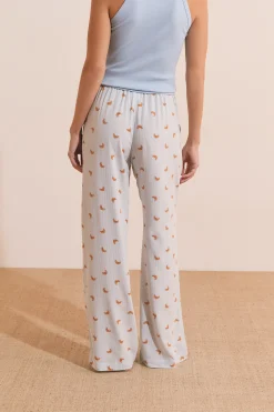 Pantalon de pyjama à motifs croissants
