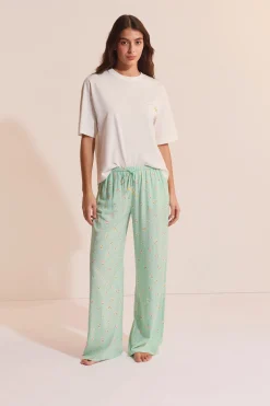 Pantalon de pyjama à motifs fleurs