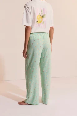Pantalon de pyjama à motifs fleurs