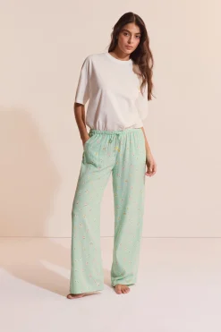 Pantalon de pyjama à motifs fleurs