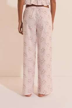 Pantalon de pyjama à motifs fleuris