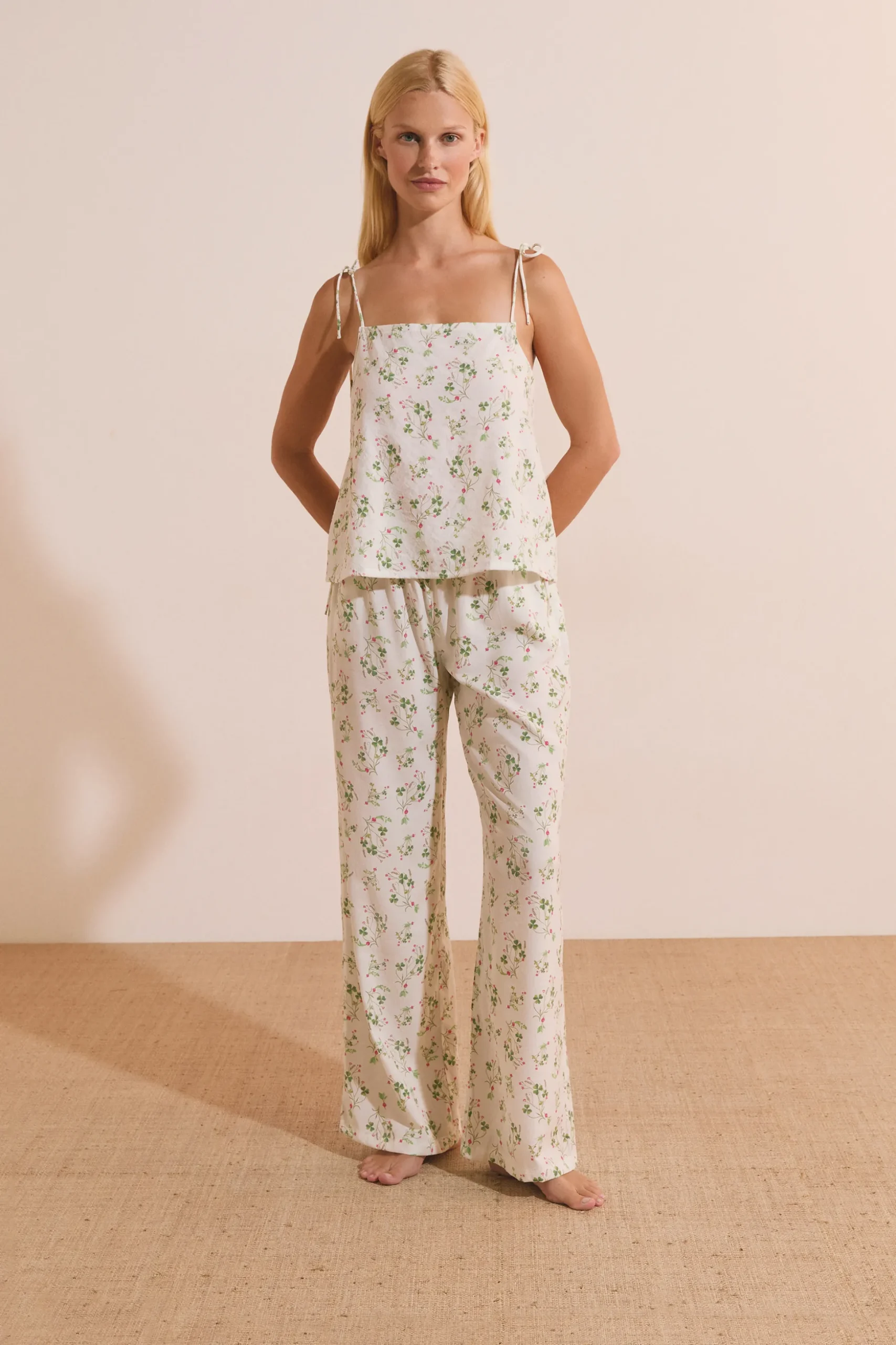 Pantalon de pyjama à motifs radis