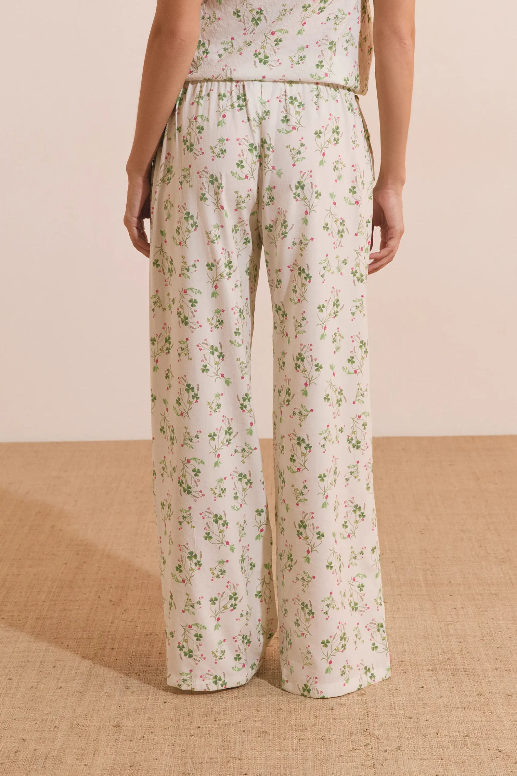 Pantalon de pyjama à motifs radis