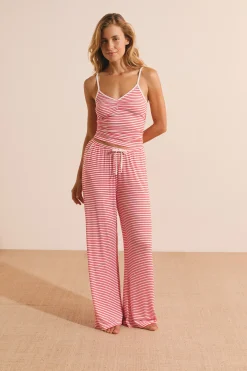Pantalon de pyjama à rayures