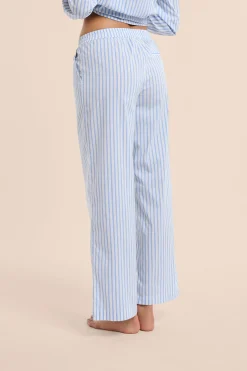 Pantalon de pyjama à rayures avec coton