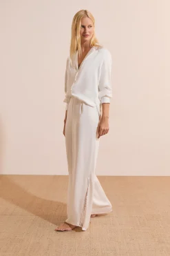 Pantalon de pyjama satiné