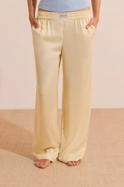 Pantalon de pyjama satiné
