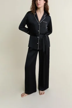 Pantalon de pyjama satiné