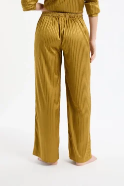 Pantalon de pyjama satinée à rayures