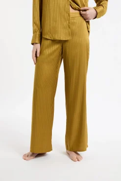 Pantalon de pyjama satinée à rayures