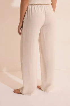 Pantalon de pyjama texturé élastiqué