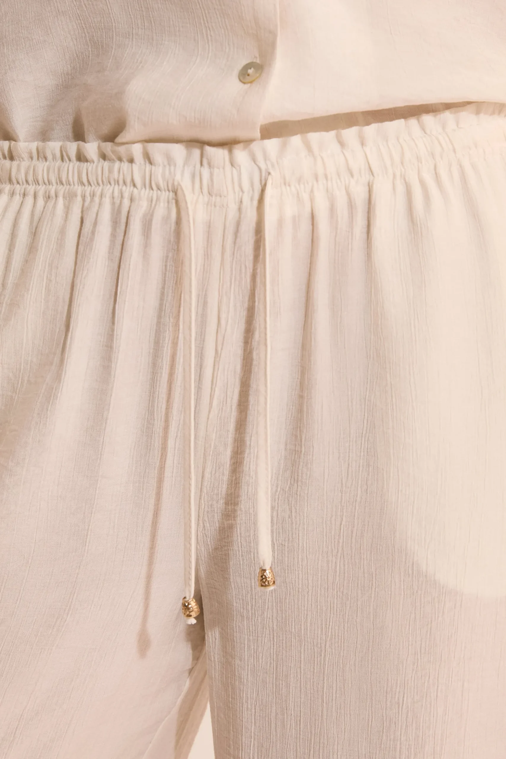 Pantalon de pyjama texturé élastiqué