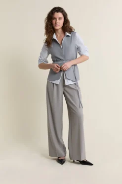 Pantalon de tailleur large