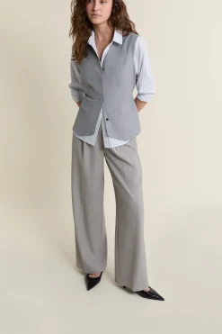 Pantalon de tailleur large