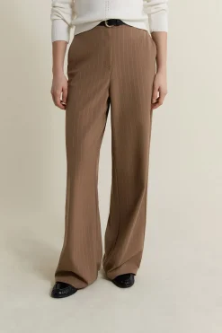 Pantalon droit rayé
