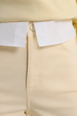 Pantalon droit taille haute