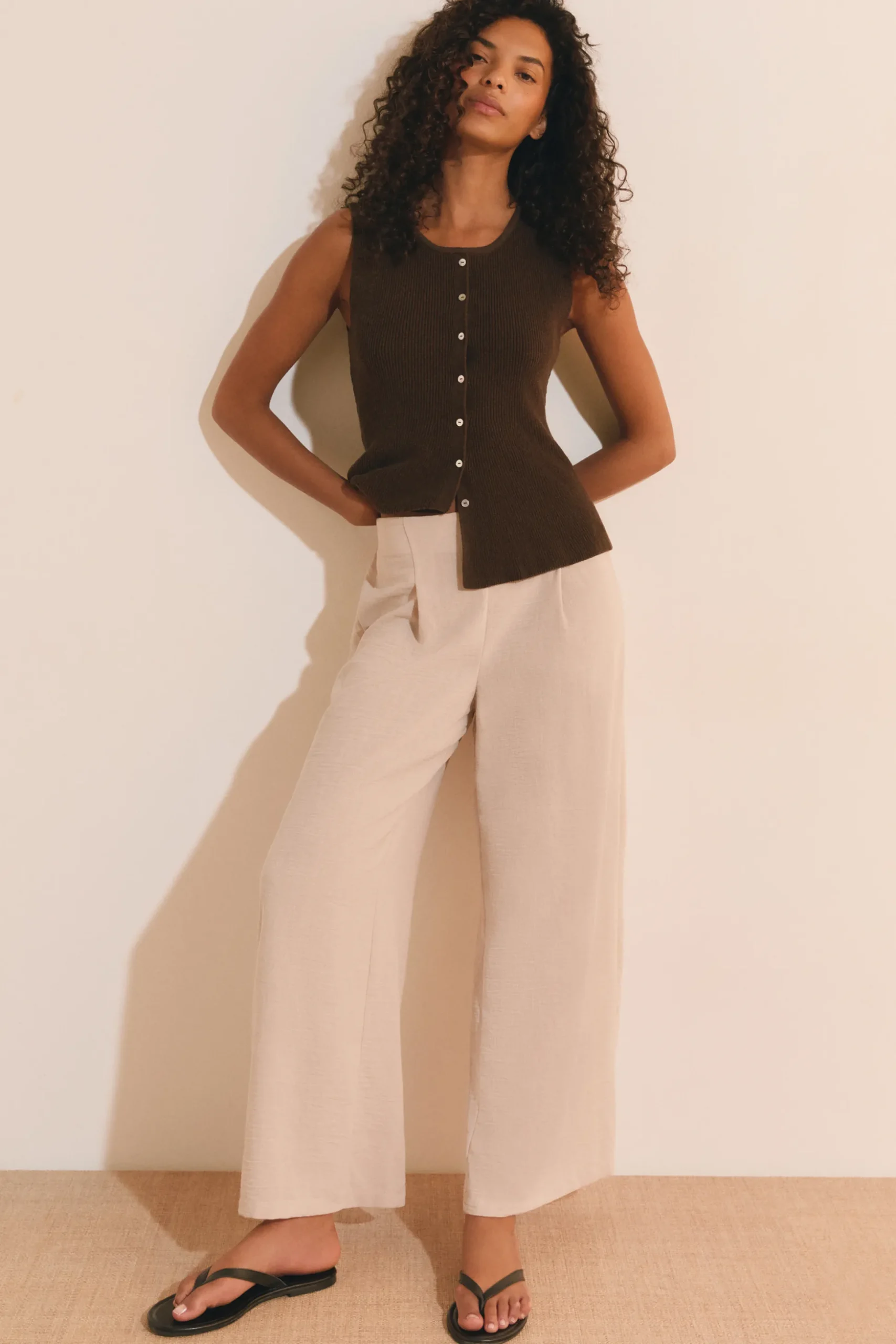 Pantalon fluide large